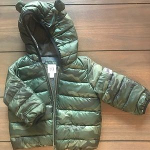 Baby GAP Camo Lite Puffer